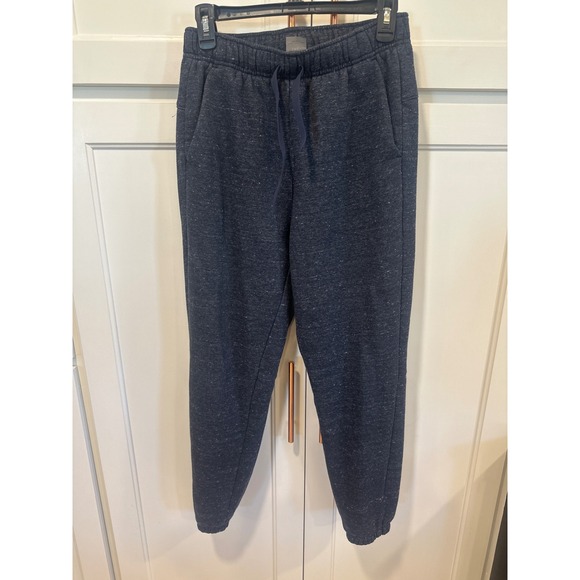 Men's VRST Navy Blue Heathered Jogger Sweatpants Athletic Gym Workout Small - Picture 1 of 6